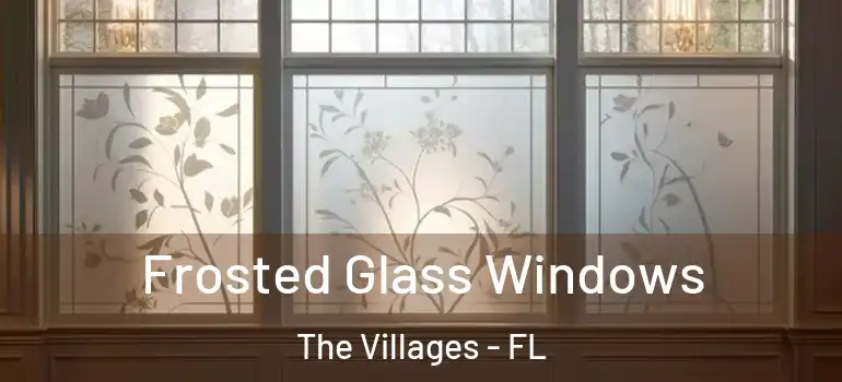 Frosted Glass Windows The Villages - FL