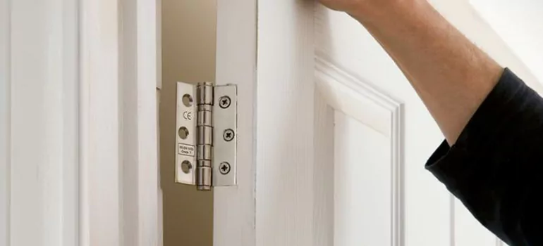 Bathroom Stall Door Hinge Repair in The Villages, FL