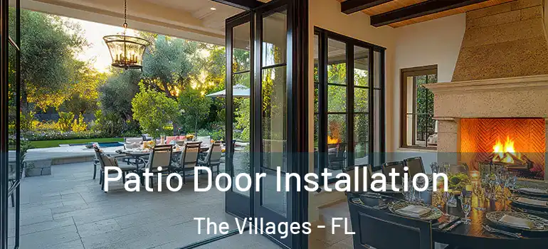 Patio Door Installation The Villages - FL