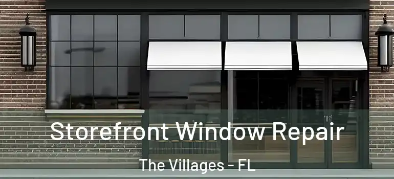 Storefront Window Repair The Villages - FL