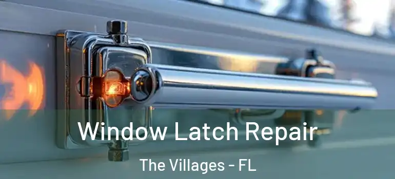 Window Latch Repair The Villages - FL