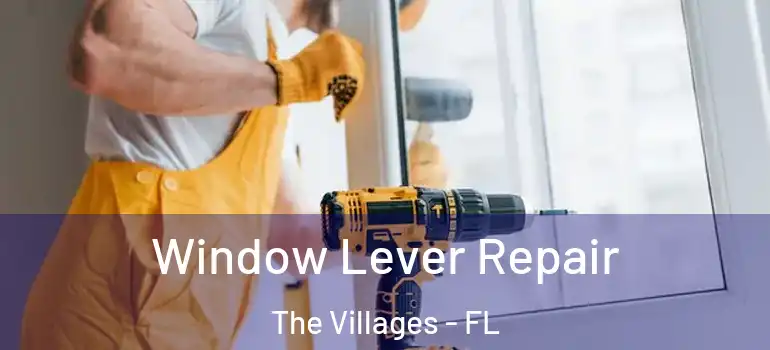 Window Lever Repair The Villages - FL